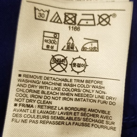 Ladies' Gap Faux Fur Trim Hooded Parka, Size XS, VGUC - Picture 8 of 11